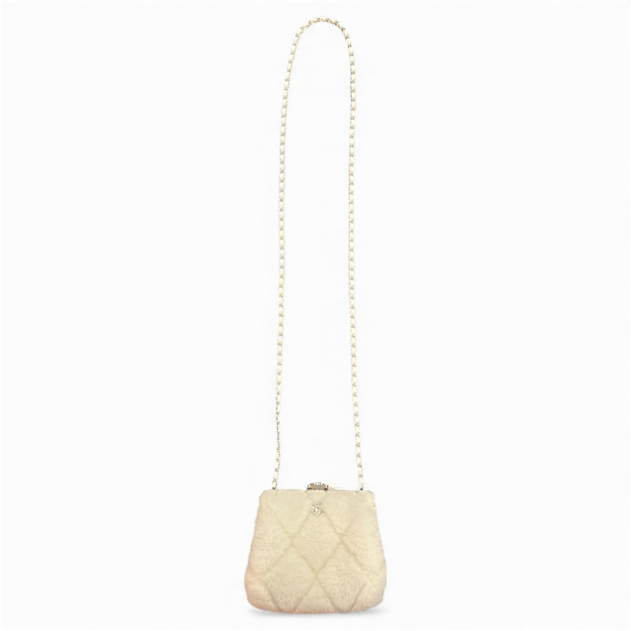 CHANEL Fur Mini Shoulder Pouch CH1995
