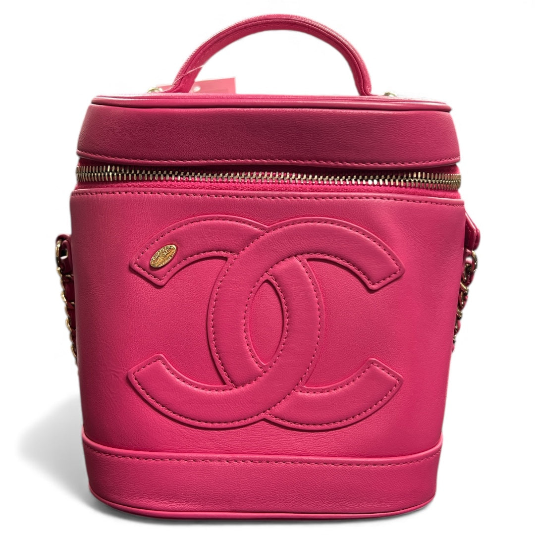 CHANEL Pink Vanity 2-Way Chain Shoulder  Bag CH1979