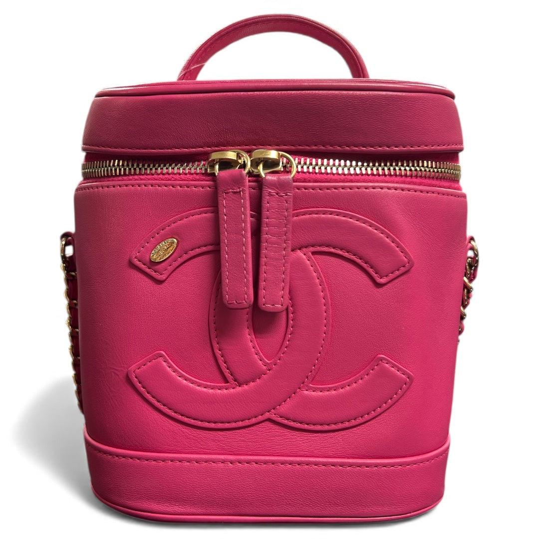 CHANEL Pink Vanity 2-Way Chain Shoulder  Bag CH1979