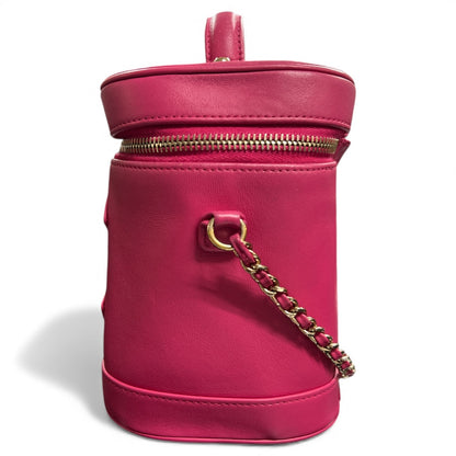 CHANEL Pink Vanity 2-Way Chain Shoulder  Bag CH1979