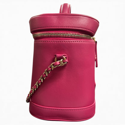 CHANEL Pink Vanity 2-Way Chain Shoulder  Bag CH1979