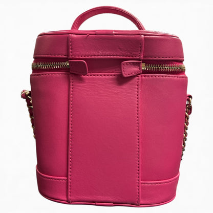 CHANEL Pink Vanity 2-Way Chain Shoulder  Bag CH1979