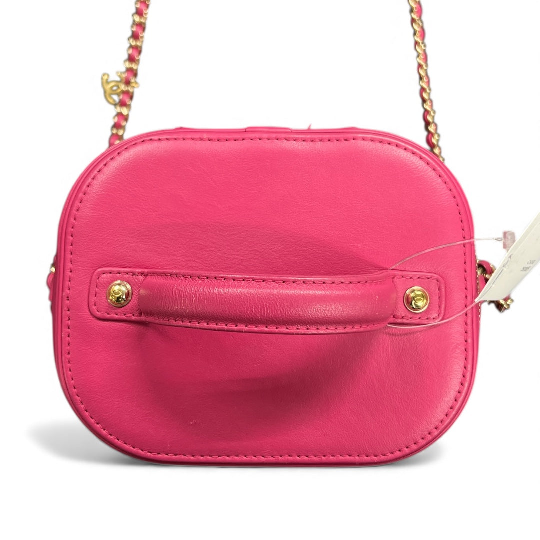 CHANEL Pink Vanity 2-Way Chain Shoulder  Bag CH1979