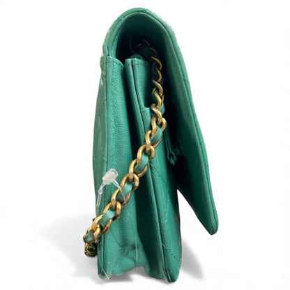 CHANEL Matelassé Chain Wallet Shoulder  Bag CH1963