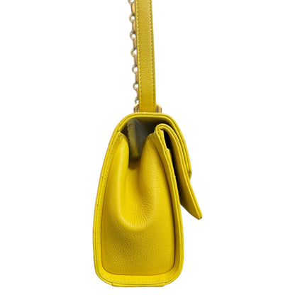 CHANEL Yellow Calfskin Shoulder Bag  CH1927