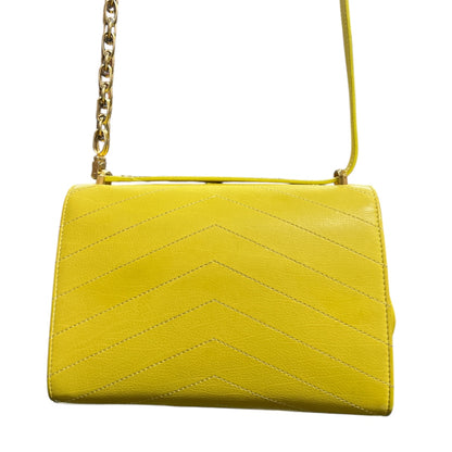 CHANEL Yellow Calfskin Shoulder Bag  CH1927