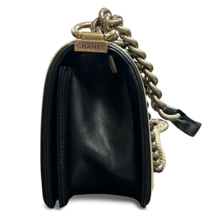 CHANEL Chain Shoulder Bag Black/Gold  CH1910
