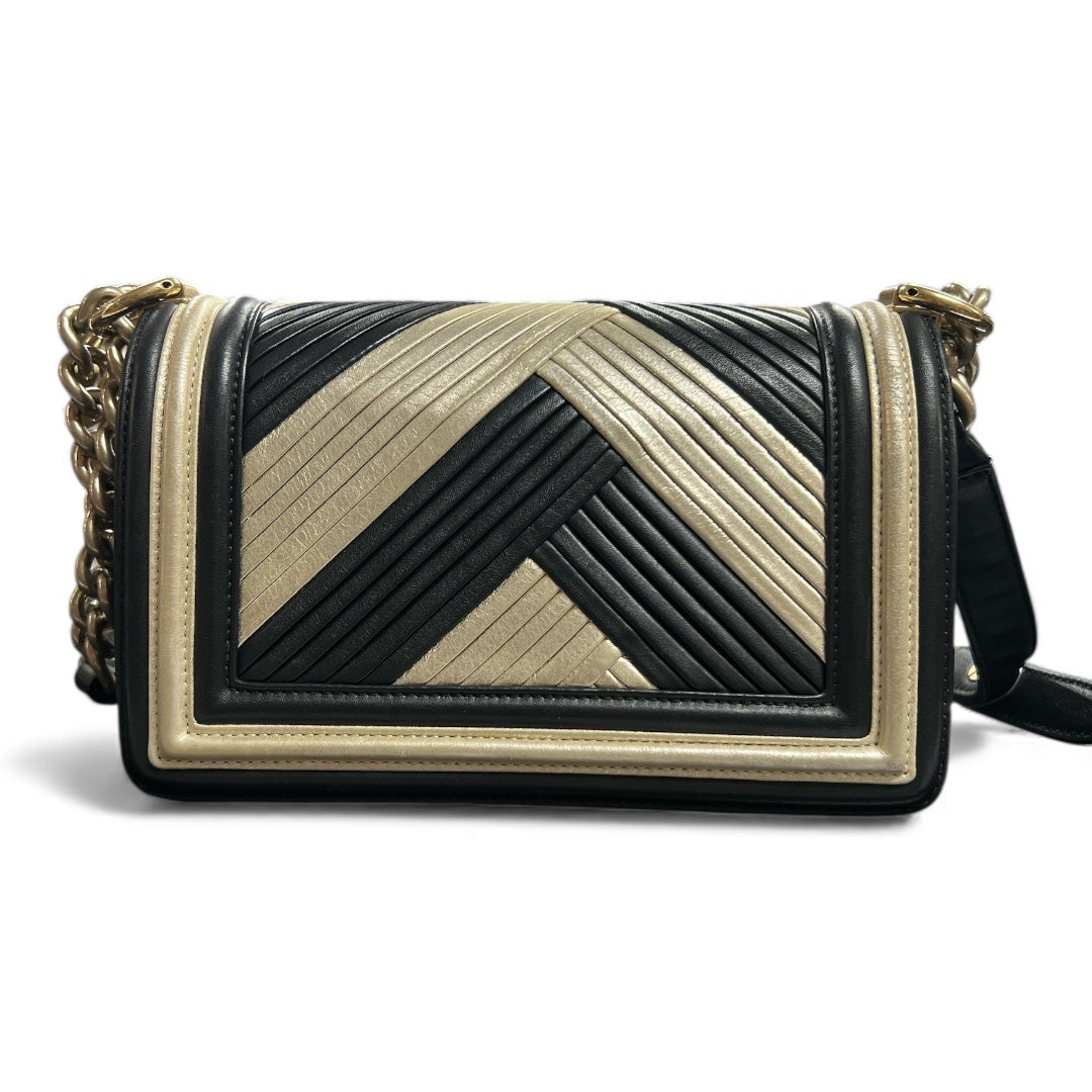 CHANEL Chain Shoulder Bag Black/Gold  CH1910