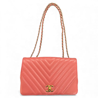 CHANEL Coral Pink Shoulder Bag  CH1903