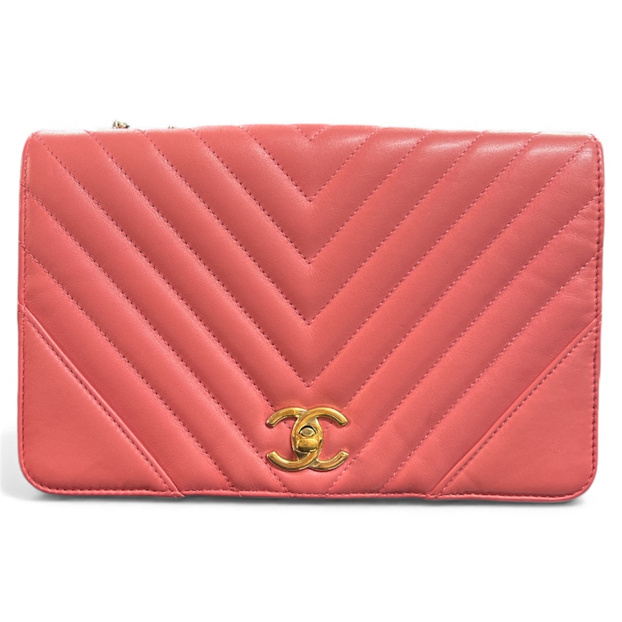 CHANEL Coral Pink Shoulder Bag  CH1903
