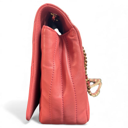 CHANEL Coral Pink Shoulder Bag  CH1903