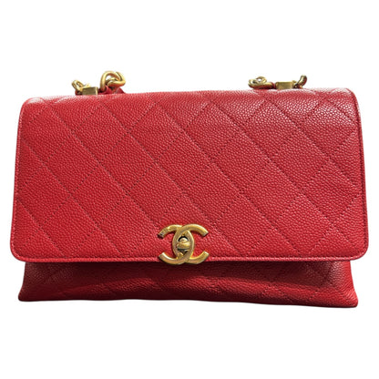 CHANEL Red Caviar Skin Shoulder Bag  CH1892