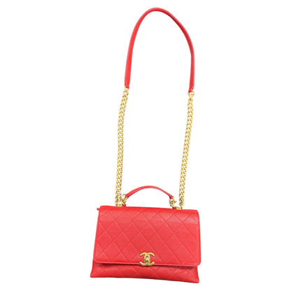 CHANEL Red Caviar Skin Shoulder Bag  CH1892