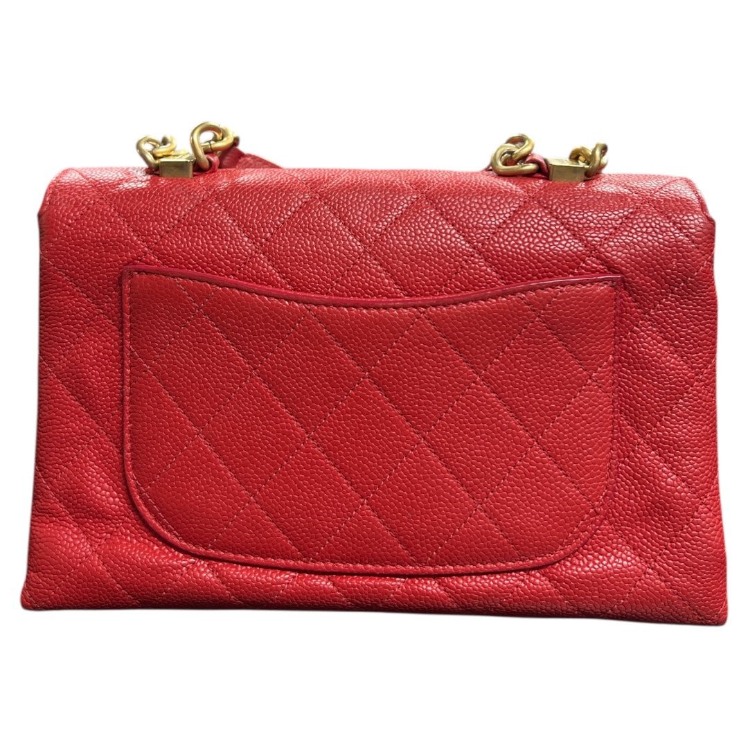 CHANEL Red Caviar Skin Shoulder Bag  CH1892