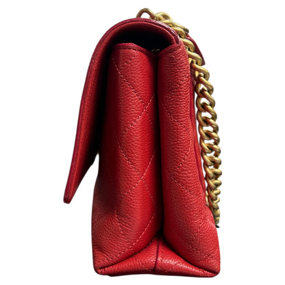 CHANEL Red Caviar Skin Shoulder Bag  CH1892