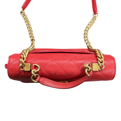 CHANEL Red Caviar Skin Shoulder Bag  CH1892