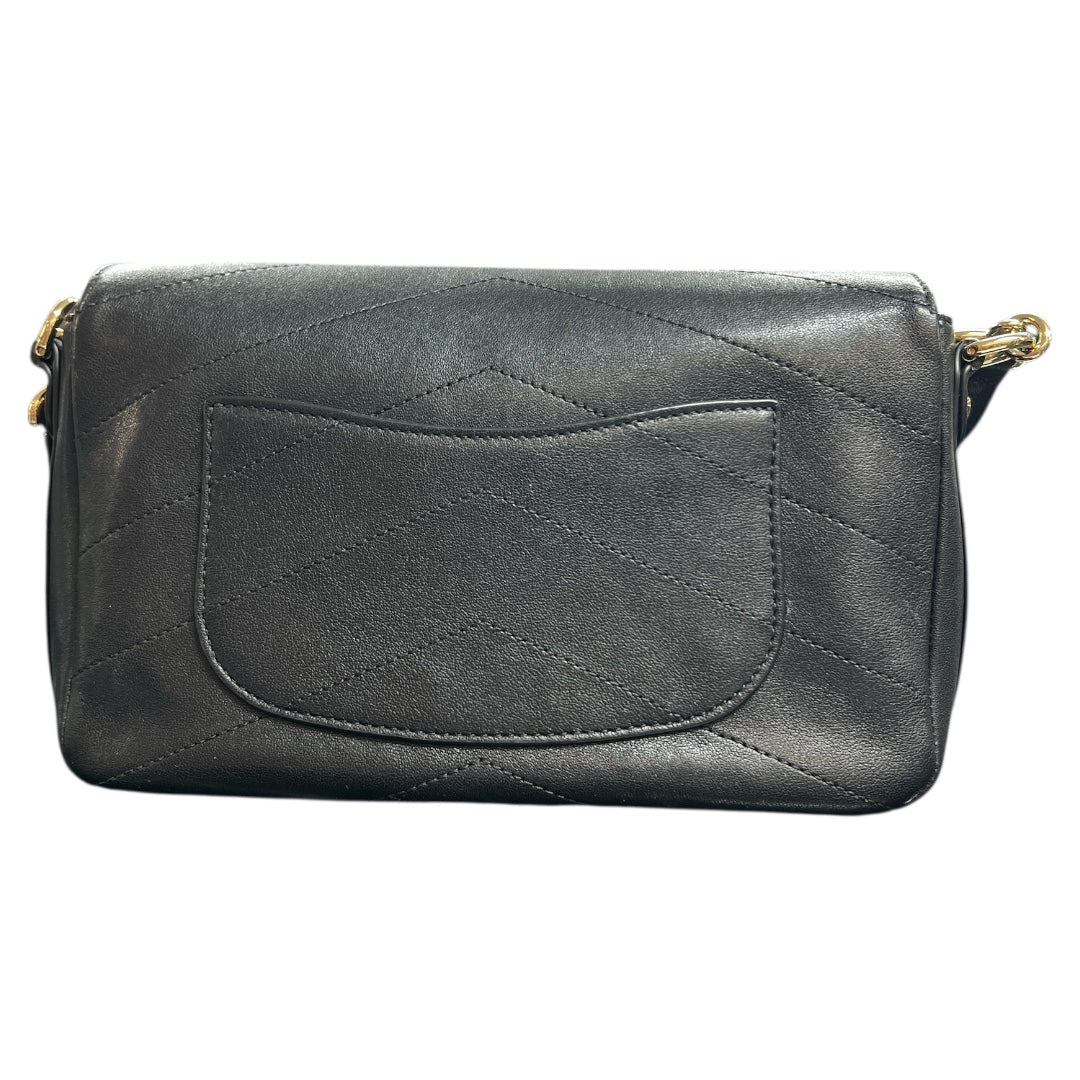 CHANEL Black 2-Way Shoulder Handbag  CH1886