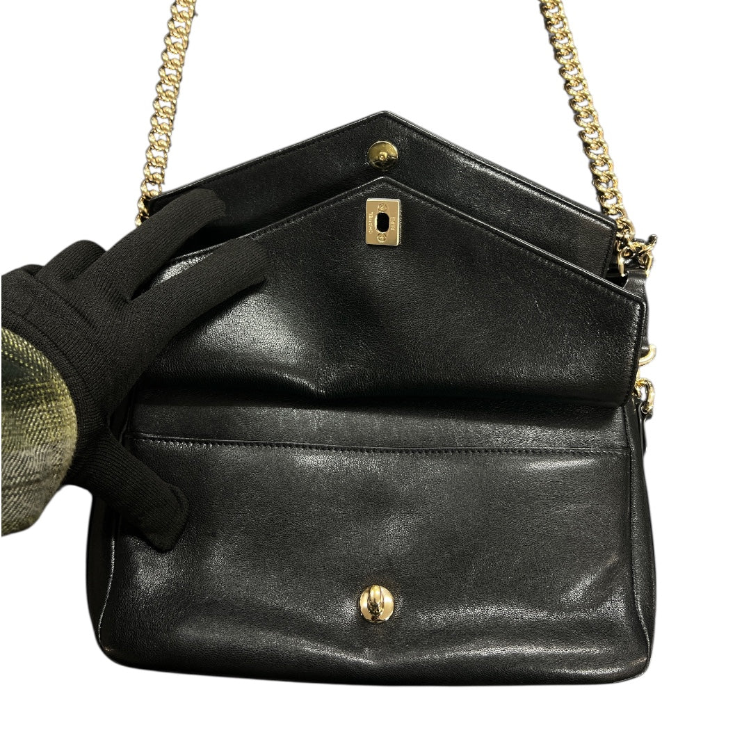 CHANEL Black 2-Way Shoulder Handbag  CH1886