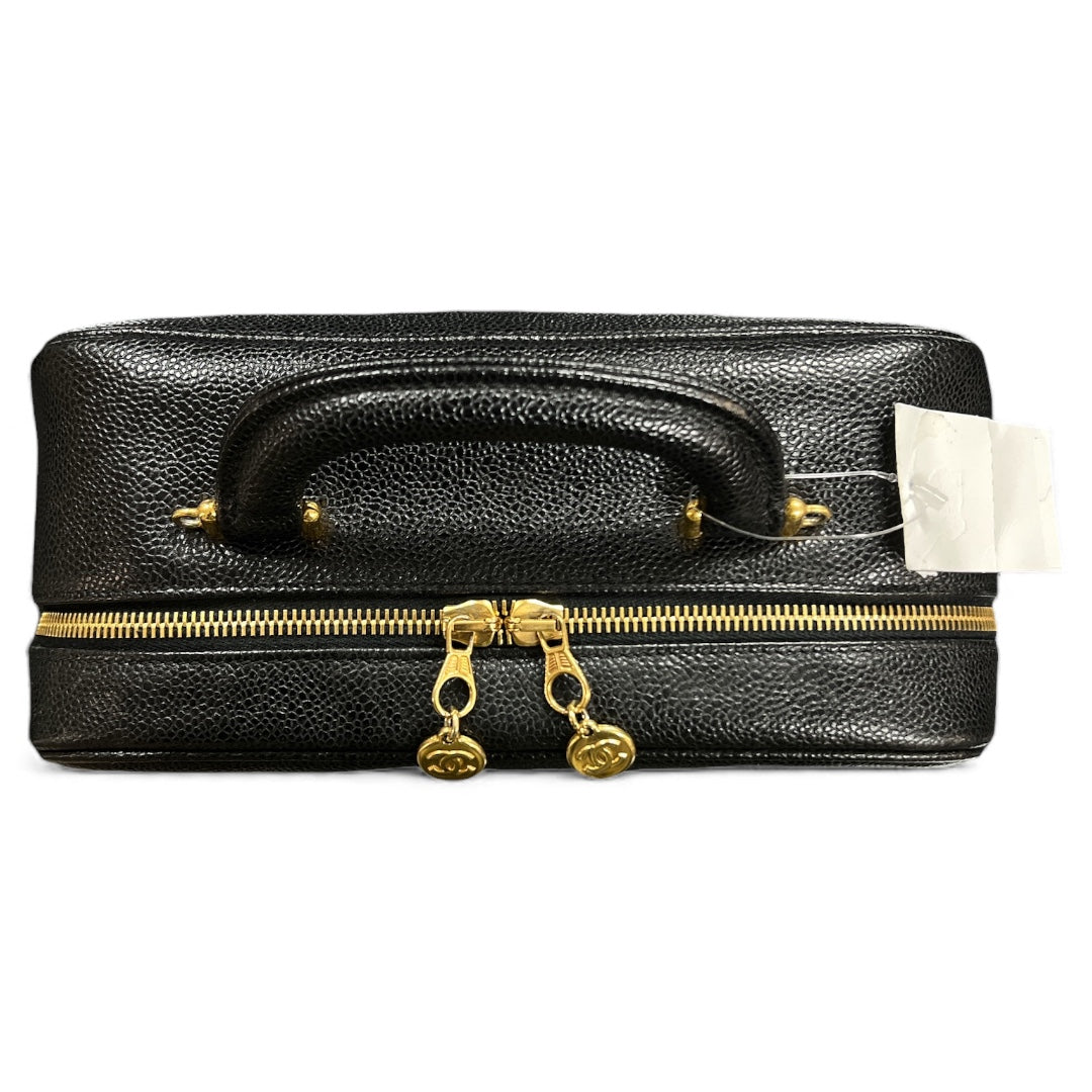 CHANEL Black Vanity 2Way Shoulder Handbag  CH1871
