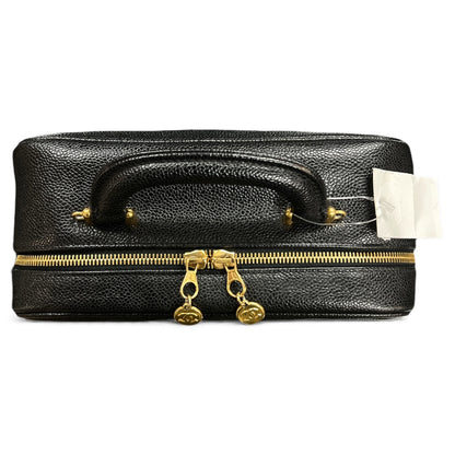 CHANEL Black Vanity 2Way Shoulder Handbag  CH1871