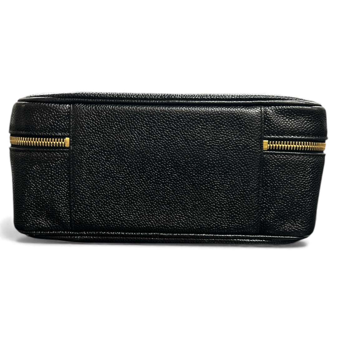 CHANEL Black Vanity 2Way Shoulder Handbag  CH1871