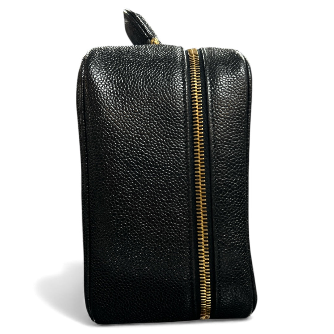 CHANEL Black Vanity 2Way Shoulder Handbag  CH1871