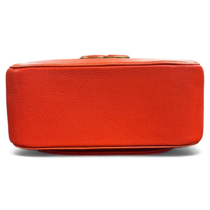 CHANEL Orange 2Way Shoulder Handbag  CH1867