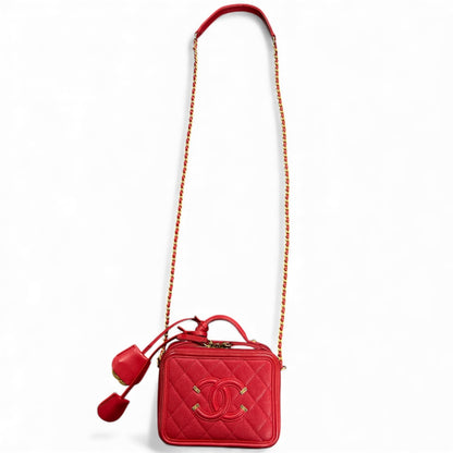 CHANEL Matelassé 2-Way Mini Vanity Bag CH1860