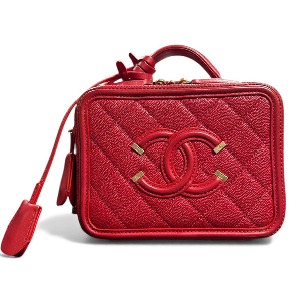 CHANEL Matelassé 2-Way Mini Vanity Bag CH1860