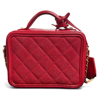 CHANEL Matelassé 2-Way Mini Vanity Bag CH1860