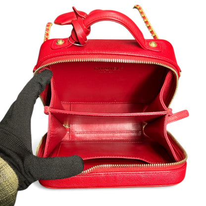 CHANEL Matelassé 2-Way Mini Vanity Bag CH1860