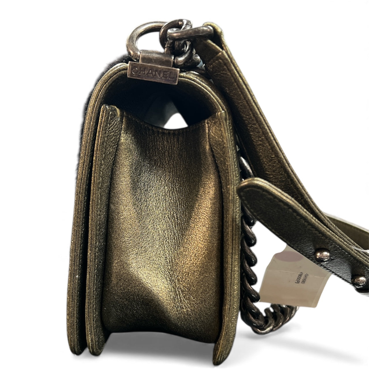 CHANEL Boy Chanel Gold  Shoulder Bag CH1680