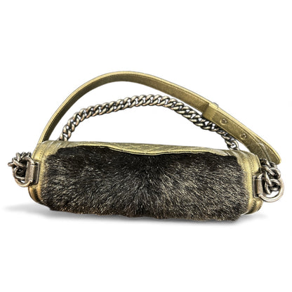 CHANEL Boy Chanel Gold  Shoulder Bag CH1680
