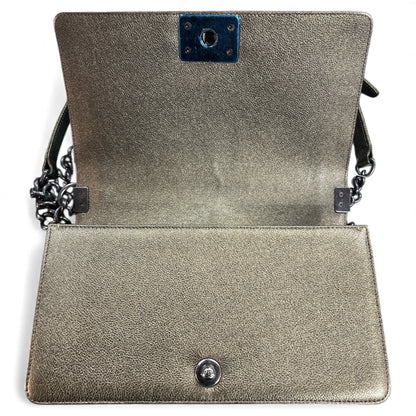 CHANEL Boy Chanel Gold  Shoulder Bag CH1680