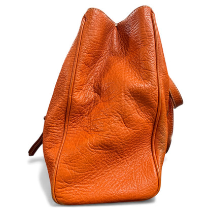 Dolce &amp; Gabbana Orange Leather Handbag  DO22