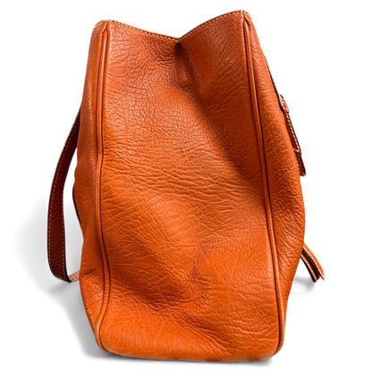 Dolce &amp; Gabbana Orange Leather Handbag  DO22