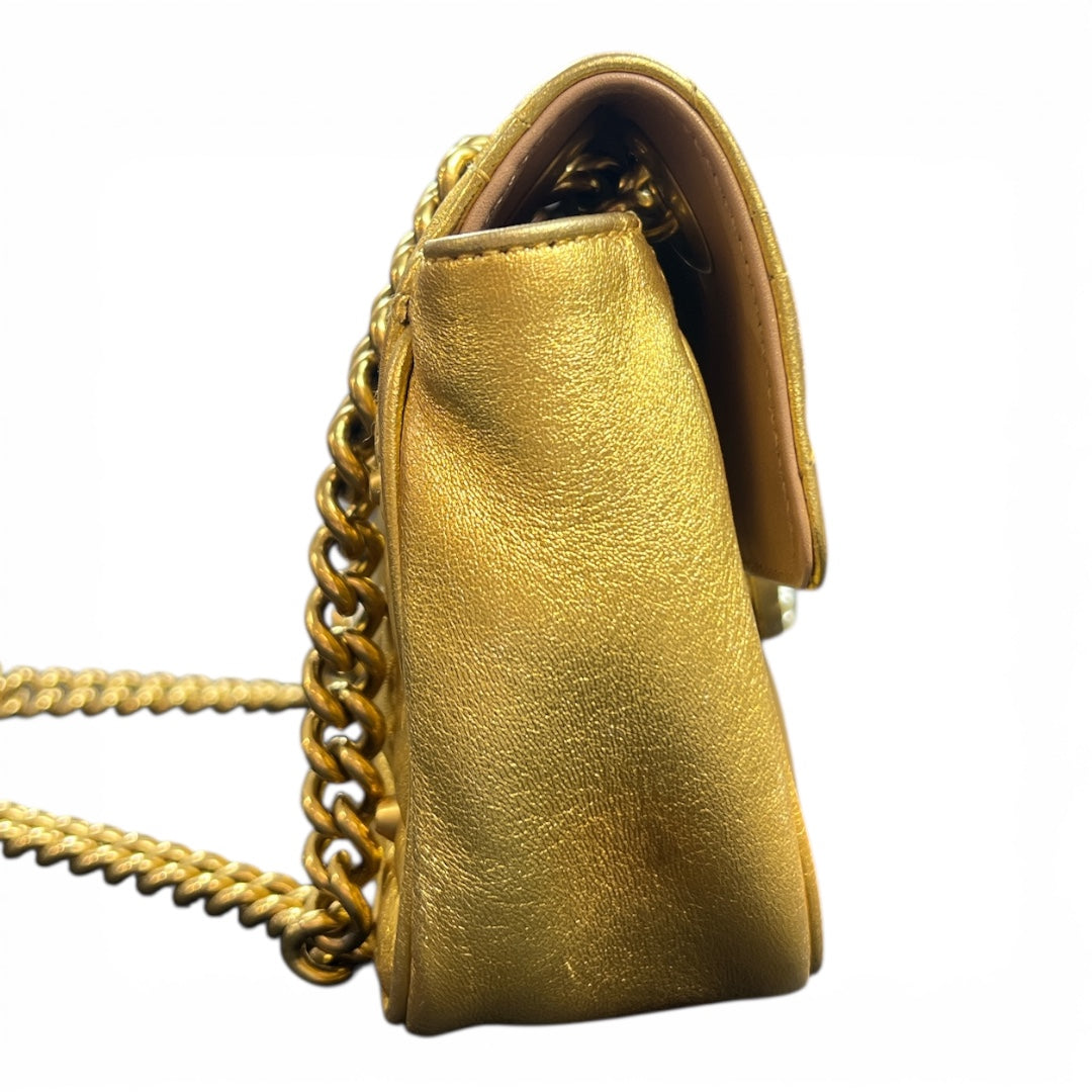 GUCCI GG Marmont Pearl x Leather Gu525