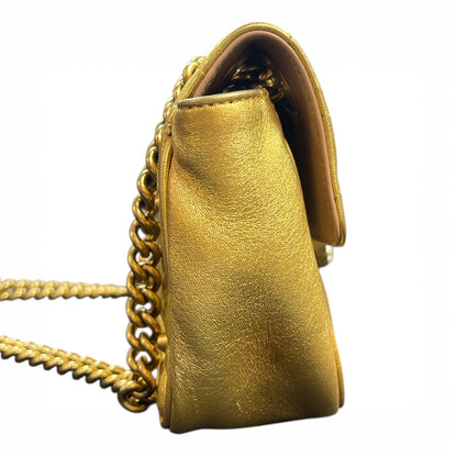 GUCCI GG Marmont Pearl x Leather Gu525