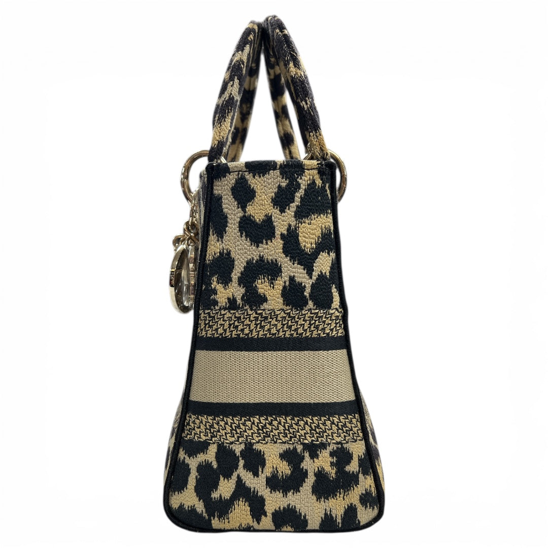 CHRISTIAN DIOR Lady Dior Canvas 2WAY Ch2032 For YOKO's exclusive use