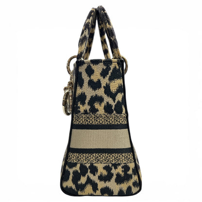 CHRISTIAN DIOR Lady Dior Canvas 2WAY Ch2032 For YOKO's exclusive use