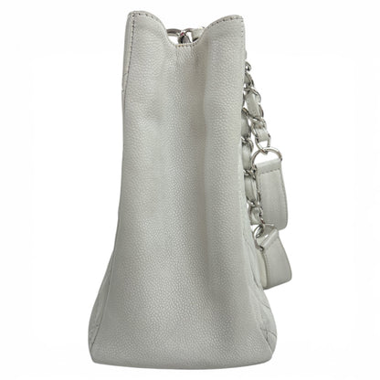 CHANEL Matelassé Chain Tote Bag with Coco Logo CH2033