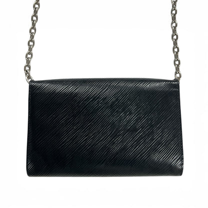 Louis Vuitton Epi Leather Shoulder Bag Black LO2120