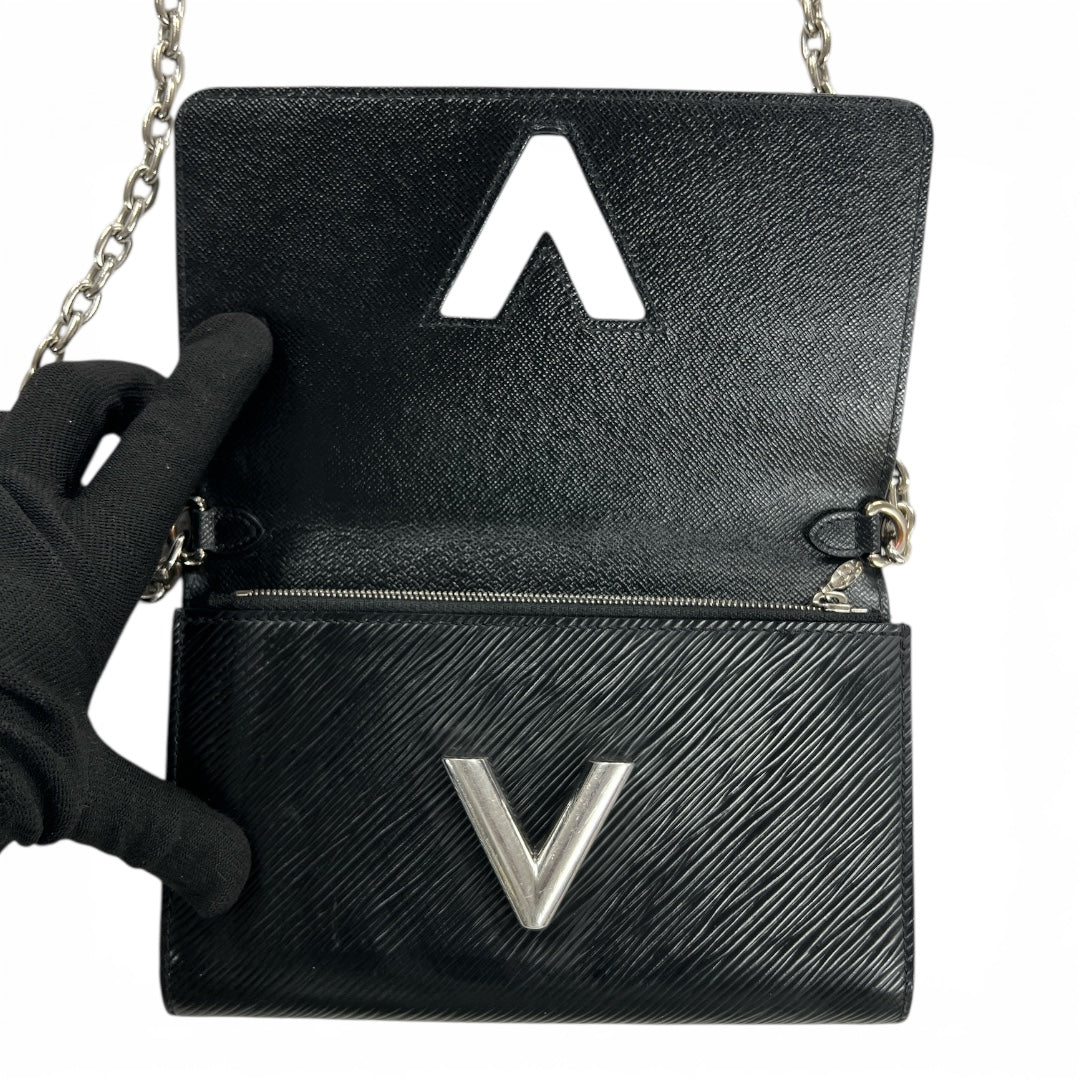 Louis Vuitton Epi Leather Shoulder Bag Black LO2120