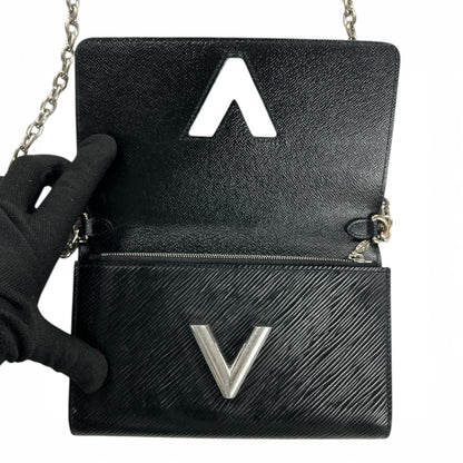 Louis Vuitton Epi Leather Shoulder Bag Black LO2120
