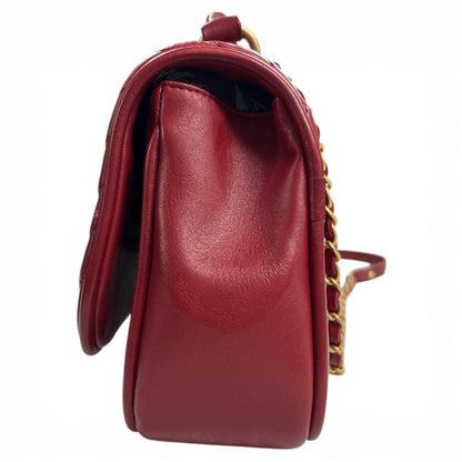 CHANEL Lambskin 2-Way Handbag CH2047