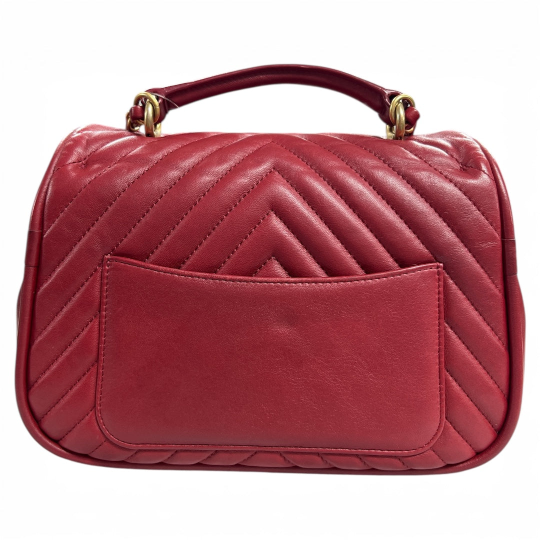 CHANEL Lambskin 2-Way Handbag CH2047