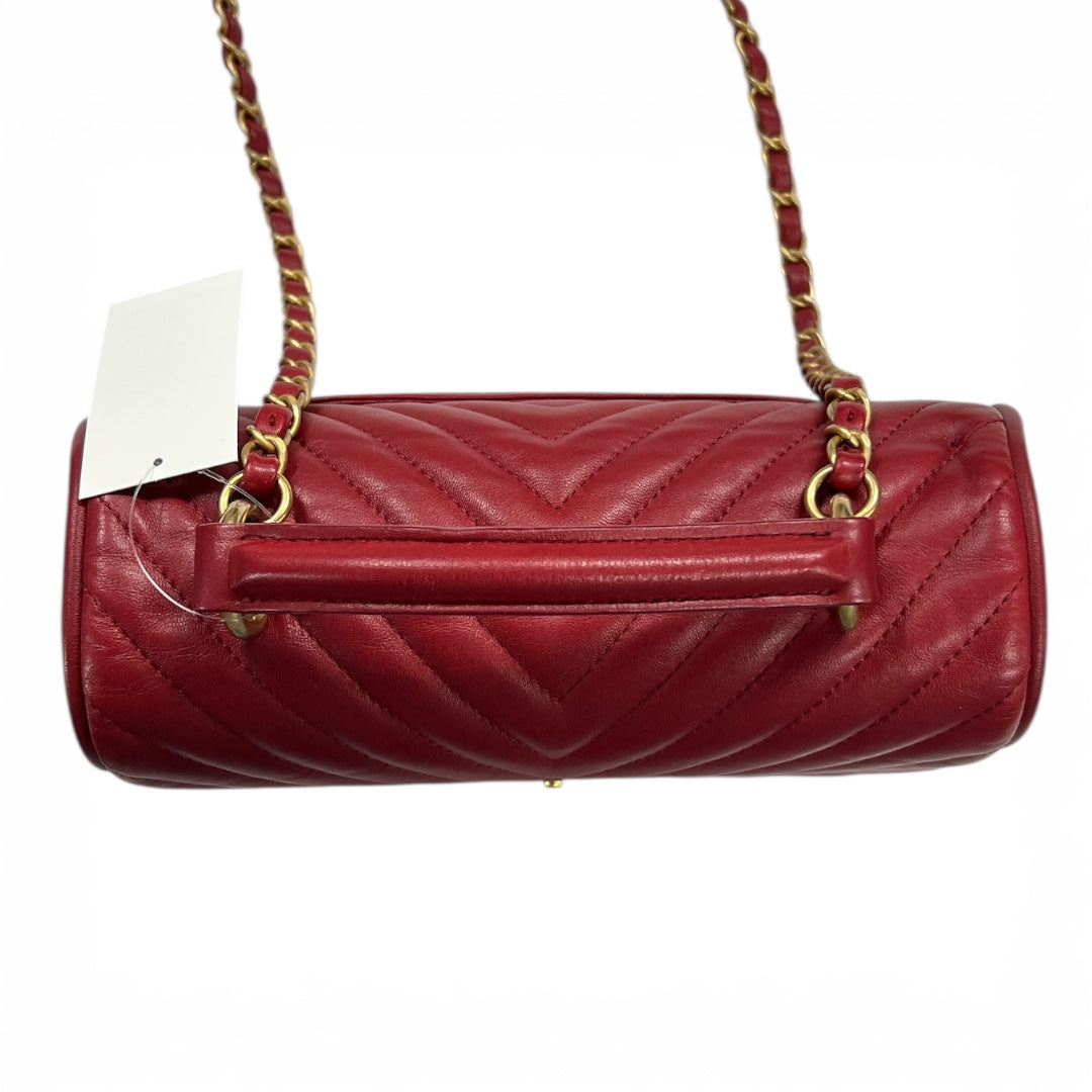 CHANEL Lambskin 2-Way Handbag CH2047