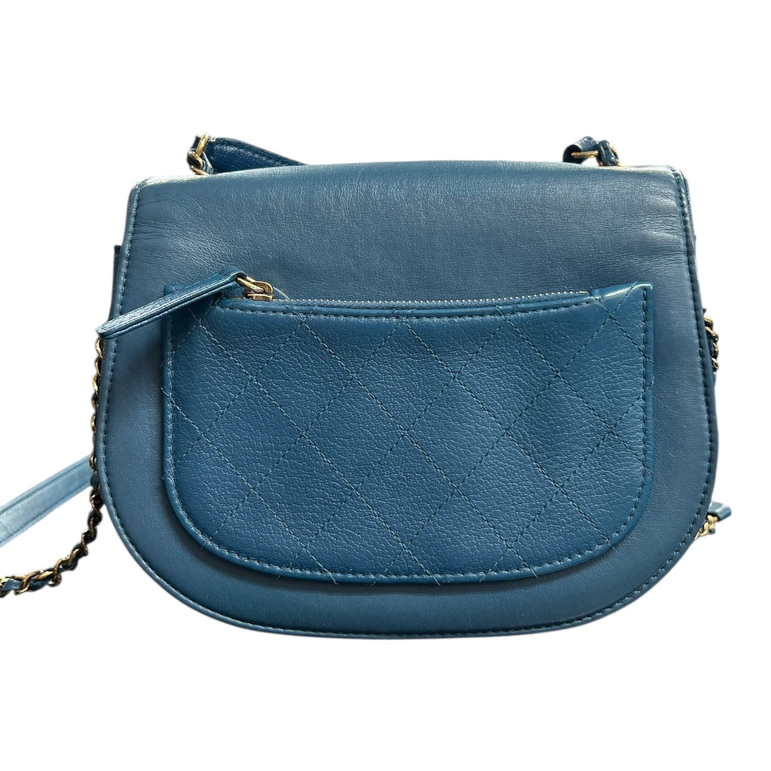 CHANEL 2-Way Chain Shoulder Half Coco Bag CH2056