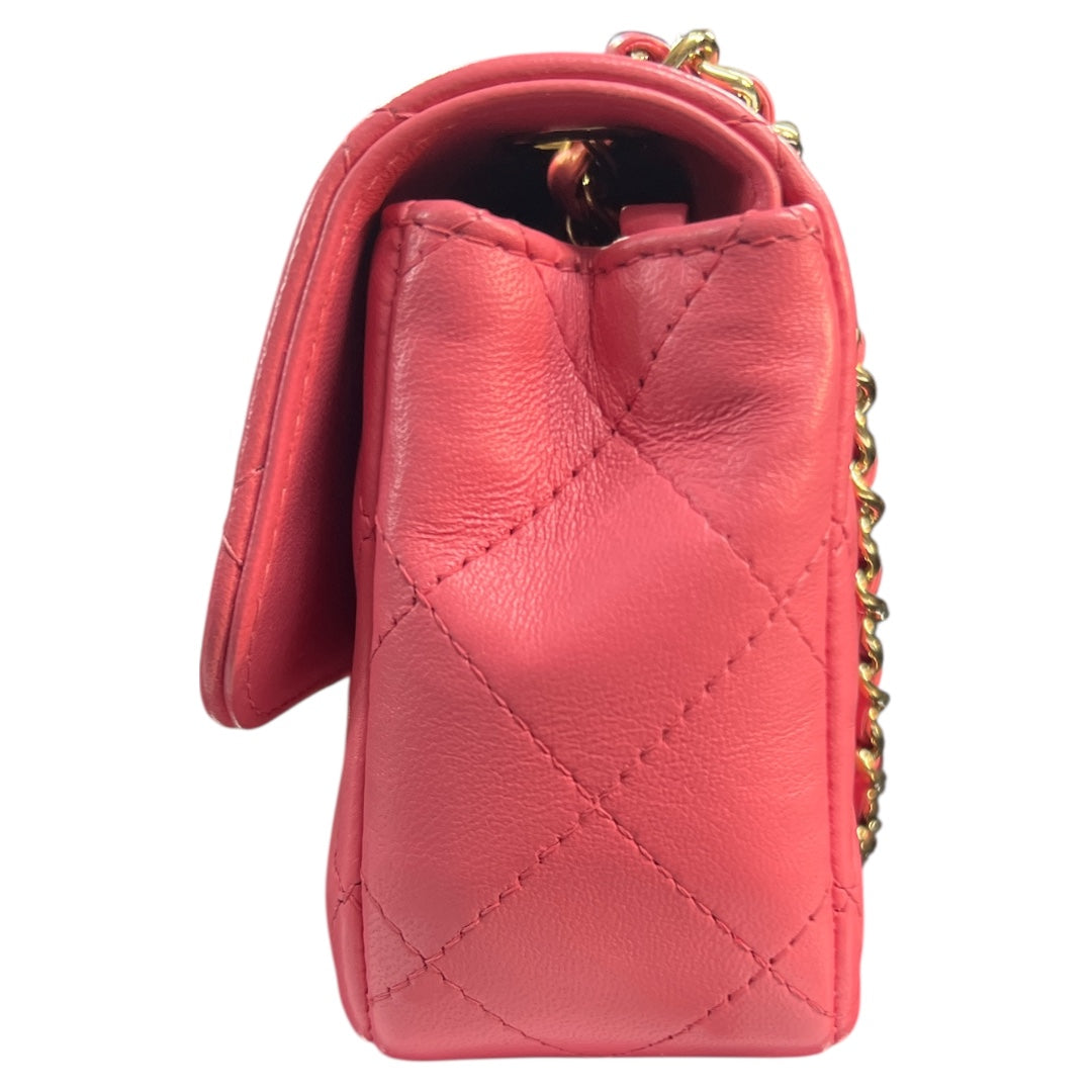 Chanel 2017 Victory Mini Flap Shoulder Bag CH2075