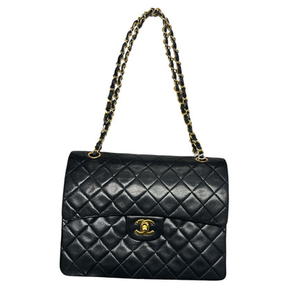 CHANEL Matelassé Double Flap Chain Shoulder Bag CH2085